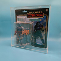 Vitrine acrylique de protection UV personnalisée pour figurine Star War The Mandalorian