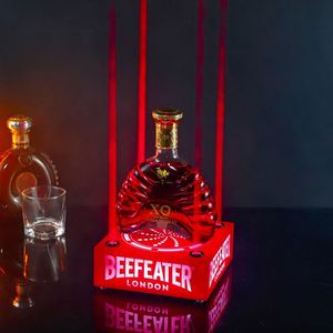 Nhà Máy VIP khách hàng dịch vụ chai hiển thị nhà máy Giá hộp đêm chai glorifier LED chai Presenter Kệ rượu hiển thị - Product Image 3