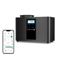 Diffuseur d'huiles essentielles sans eau, contrôlé par application Bluetooth, 500 ml, pour toute la maison, grande pièce, purificateur d'air HVAC