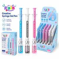 Stylo gel fantaisie en forme de seringue KAIX Fun Design Factory Direct, écriture fluide, idéal pour les récompenses en classe