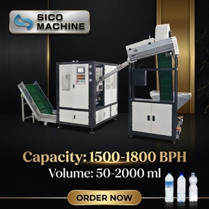 Nouvelle machine de soufflage de bouteilles PET entièrement automatique à 2 cavités avec chargeur de préformes automatique, fournie directement par l'usine - Product Image 1