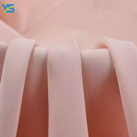 Tissu Sergé Morgan Extensible 100% Polyester Poids Moyen Teint Antistatique Anti-boulochage Toucher Doux Vente en Gros