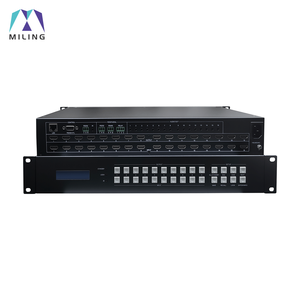 สวิตช์เมทริกซ์แบบไร้รอยต่อ 4K30 อินพุต/เอาต์พุต 16x16 สำหรับต่อวิดีโอวอลล์ รองรับเสียง 3.5 มม. โครงสร้างโลหะ ติดตั้งบนแร็คได้ - Product Image 1