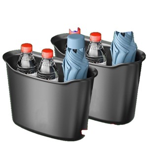 <b>Car</b> Trash Bin Set Plastic Waterproof Rectangular Armrest Box Storage Organizer For <b>Car</b> <b>Interior</b> Multi Functional Garbage Cans - Product Image 1