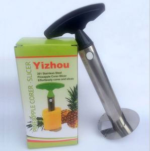 Éplucheur, coupeur, trancheur et dénoyauteur d'ananas en acier inoxydable personnalisé, outils pour éplucher et retirer le cœur, couteau à fruits et légumes, gadget de cuisine, spiraliseur - Product Image 6