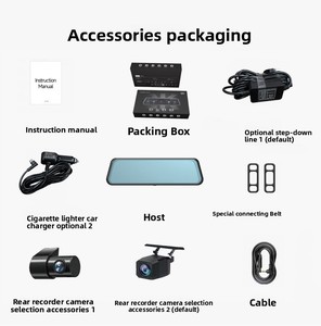 Camera hành trình gương chiếu hậu ô tô HD 2K+1080P IPS 9.66 inch, chức năng giám sát đỗ xe, tầm nhìn ban đêm, ghi hình vòng lặp, hộp đen xe hơi, bảo hành 1 năm - Product Image 6