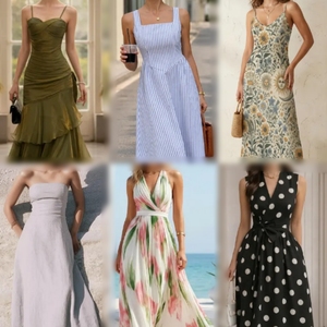 Vestidos de Verano para Mujer, Lote Mixto Usado al por Mayor, Múltiples Estilos y Estampados, Surtido en Fardos, para Vacaciones y Oficina, Suministro a Granel - Product Image 3