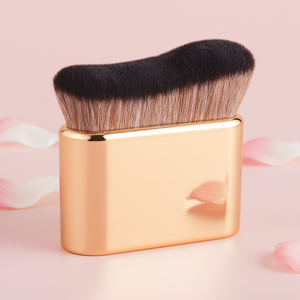 Nouvelle Arrivée Pinceaux Cosmétiques Véganes <span class=keywords><strong>de</strong></span> Luxe à Marque Blanche Durables Portables Corps Doré Brillant <span class=keywords><strong>Pinceau</strong></span> <span class=keywords><strong>de</strong></span> Maquillage Unique pour <span class=keywords><strong>Fond</strong></span> <span class=keywords><strong>de</strong></span> <span class=keywords><strong>Teint</strong></span> - Product Image 1