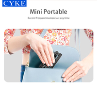CYKE NOUVEAU Q09 Stabilisateur de téléphone pour selfie avec trépied, lumière d'appoint amovible, perche à selfie et télécommande