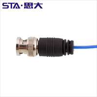 Cable RF BNC M5/L5 10-32UNF, Conector para Sensor de Aceleración Microdot, Conectores Coaxiales de Bajo Ruido, Alta Temperatura y Vibración