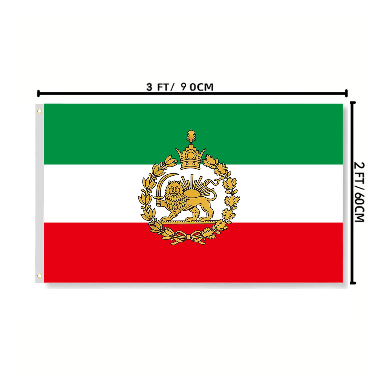 Bandera iraní del león 90*60cm