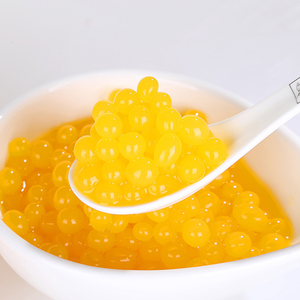 BODUO Factory Outlet 3kg Bola de jugo de fruta Boba Peal Mango Sabor Popping Boba para té de burbujas Té de la leche - Product Image 4