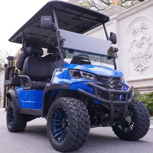 72V Electric Golf Cart With Independent Suspension 7.5KW Motor 90KM Driving Mileage Fuel Type Electric