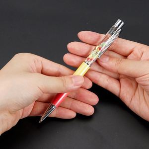New Design Gradient Color Rod With Colorful Gold Powder Oil <b>Pen</b>, DIY Empty Rod Plant Specimens Dried Flower <b>Pen</b> - Product Image 4