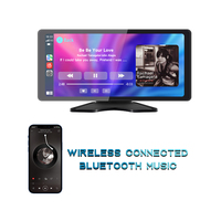 Système de surveillance de véhicule avec écran divisé 4CH 1080P AHD, caméra pour camion, écran tactile 10,36 pouces, Carplay DVR pour voiture/camion/bus, enregistreur de stationnement