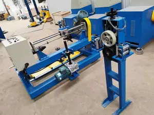 Qipang TC1200mm Spool Winding Machine Large Wire Cable Drum Rewinding Spool Rewinding Machine Automatic Take Up Machine