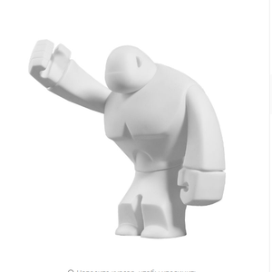 Figura de Vinilo Blanca Kawaii de 9 Pulgadas para Pintar y Proyectos de Diseño Artístico - Product Image 5