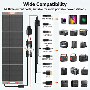 แผงโซลาร์เซลล์พับได้แบบ N-type TOPCon ปี 2026 รุ่นใหม่ กำลังไฟ 100W 200W 400W ประสิทธิภาพสูง 25% วัสดุ ETFE กันน้ำระดับ IP67 สำหรับสถานีไฟฟ้า รับผลิตแบบ OEM ODM - Product Image 6