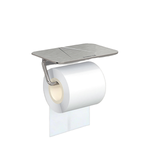 Portarrollos de Papel Higiénico de Acero Inoxidable Negro para Montar en la Pared, Diseño Moderno para Baño, Sin Necesidad de Perforación, Venta al Por Mayor - Product Image 1