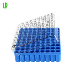 صندوق تخزين مختبري للبرودة الشديدة بالجملة، صندوق كرايو بـ 81 حفرة لتخزين القوارير المبردة سعة 1.8 مل و1.5 مل و2 مل - Product Image 5