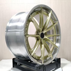 ब्रश जाली मिश्र धातु के पहियों को 5x120 5x112 मिमी जाली 2-टुकड़ा bmw हेल्लकैट बेंज r18 r20 r21 व्हील हब - Product Image 3