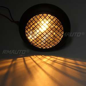 Phare universel pour moto 12V 5,75 pouces Hi/Lo, 12V 60W, rond noir, pour Harley Bobber Custom, phare LED 60W, phare avant - Product Image 6