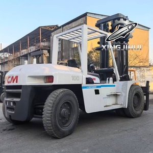 Montacargas TCM FD100Z8 de 10 toneladas, montacargas usado de Japón, 10 toneladas, motor Isuzu 6BG1, máquina usada, montacargas a gasolina, 4000 mm, 10000 kg - Product Image 3