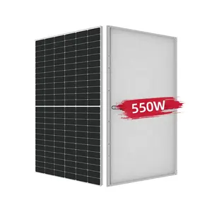 La maggior parte dei pannelli solari di efficienza 550w 540w mono pannelli solari 545w produttore con 25 anni di garanzia