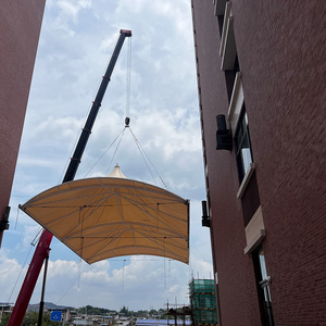 Toldo Arquitectónico de Membrana PTFE con Doble Techo, Impermeable, Ignífugo, Ecológico, con Protección UV, para Almacenes y Escuelas - Product Image 3