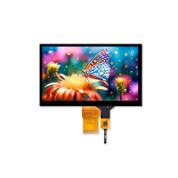 Pantalla TFT LCD IPS de 7,0 pulgadas G + G Glass con panel táctil capacitivo CTP Resolución de 800 * RGB * 480