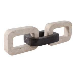 Scultura decorativa a catena di marmo per l'arredamento di casa e bagno - Product Image 2