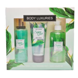 Marque Collection Parfum 3pcs Cadeau Soins De La Peau Ensemble Corps Splash Parfum Lotions Crème Corps Lavage Brume Parfum Femme - Product Image 6