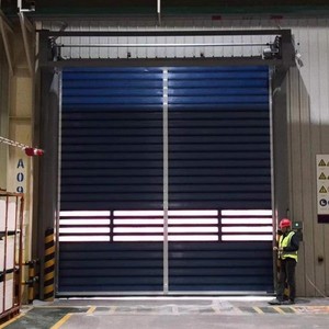 Porte à enroulement industrielle automatique à grande vitesse en aluminium, sur mesure, vente en gros d'usine - Product Image 4