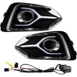 Feux de jour led DRL pour <span class=keywords><strong>Hyundai</strong></span> <span class=keywords><strong>Accent</strong></span> 2018 2019 2020 2021 <span class=keywords><strong>2022</strong></span> pare-chocs feux antibrouillard de conduite DRL feux clignotants ambrés - Product Image 3