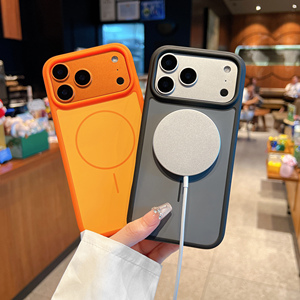 Funda Protectora Magnética Inalámbrica para Teléfono Móvil, Nueva, de Lujo, Color Naranja, Resistente a Golpes, para <span class=keywords><strong>iPhone</strong></span> 17 16 <span class=keywords><strong>13</strong></span> 14 15 <span class=keywords><strong>Pro</strong></span> <span class=keywords><strong>Max</strong></span> <span class=keywords><strong>Samsung</strong></span>, Venta al por Mayor - Product Image 2