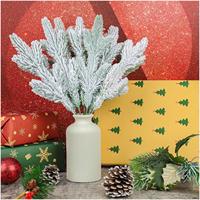 Aiguilles de pin miniatures de haute qualité, feuilles artificielles en plastique, écologiques, durables, fournitures de jardin, automne, personnalisées, en pot