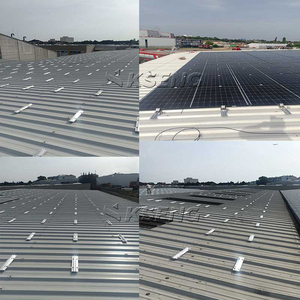Venta al por mayor <span class=keywords><strong>Perfil</strong></span> de aluminio Estantería de montaje Techo de metal <span class=keywords><strong>Panel</strong></span> <span class=keywords><strong>solar</strong></span> Sistema de montaje sin riel corto Mini riel <span class=keywords><strong>solar</strong></span> - Product Image 3