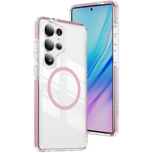 <span class=keywords><strong>Funda</strong></span> Magnética Transparente para Teléfono Móvil S25/S26, con Anillo, TPU+PC, Resistente al Desgaste, N52 - Product Image 5