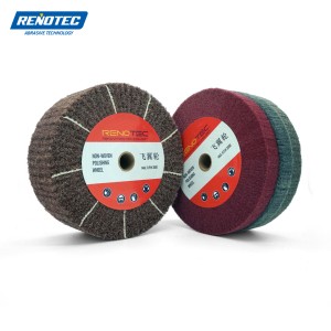 RENOTEC OEM supporto Non tessuto lembo ruota durezza media 115mm 50mm spessore 80 # ~ 400 # smerigliatrice lucidatura ad alta efficienza - Product Image 2