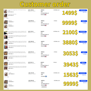 Perruques Lace Front Synthétiques 13x6 HD Blond Miel, Ligne de <span class=keywords><strong>Cheveux</strong></span> Pré-Épilée avec Baby Hair, Ondulées Longues 28 Pouces - Product Image 4