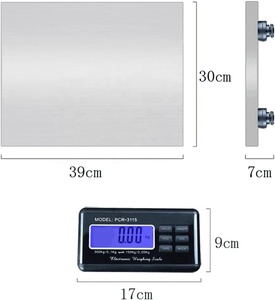 Balance d'expédition électronique à affichage à distance numérique en acier inoxydable de 150 à 300kg pour balance postale à gros <span class=keywords><strong>colis</strong></span> - Product Image 2