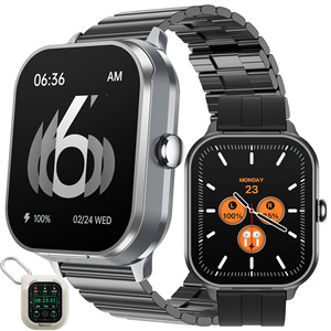 Montre connectée D8 Pro avec appels Bluetooth, moniteur de fréquence cardiaque et de sommeil, écouteurs Bluetooth cachés, montre de sport au poignet - Product Image 1