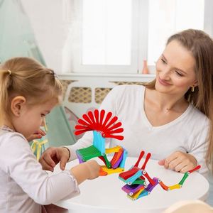 Juego de Construcción Creativo e Ingenioso, Divertido y Educativo, de Madera, Juguetes STEM para Niños y Niñas de 3 a 10 Años - Product Image 3