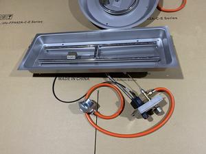 77 cm Rechteck Edelstahl Drop-In Gas Feuerstelle Brenner Kit System - Product Image 4