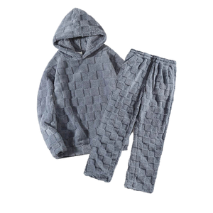 2026 Light Weight Winter Casual Hooded Plus Size Breathable Sustainable Men Tracksuits Wholesale 100% <b>Wool</b> Polar Fleece Apparel - Product Image 1