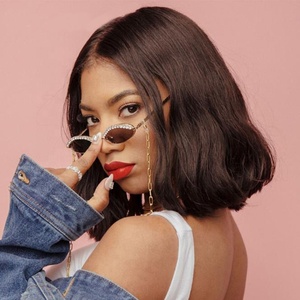 Doisyer <span class=keywords><strong>2020</strong></span><span class=keywords><strong>แว่น</strong></span>ตา<span class=keywords><strong>กันแดด</strong></span>ทรงตาแมวทรงรีขนาดเล็กสำหรับผู้หญิงหรูหรา, กรอบโลหะทรงรีเลนส์โพลาไรซ์ประดับเพชรและเพชรสีทอง - Product Image 2