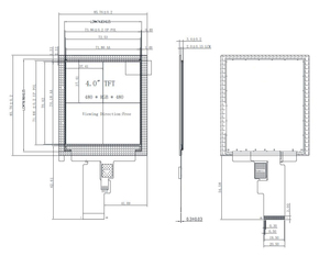 Nhà Máy Giá 2.4 2.1 3.5 4.0 4.3 inch 240x320 IPS TFT <span class=keywords><strong>LCD</strong></span> hiển thị Module mipi RGB vòng vuông thiết kế cho thiết bị thông minh - Product Image 6