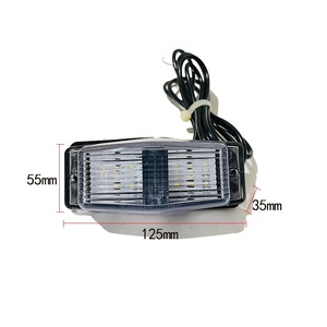 Hổ phách/trắng/đỏ 12-24V Đen/rõ ràng dẫn bên đánh dấu ánh sáng CE phê duyệt không thấm nước giải phóng mặt bằng chỉ số đèn cho xe tải rơ moóc - Product Image 3