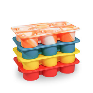 แม่พิมพ์ไอศกรีมซิลิโคน 3 มิติ คุณภาพสูง สำหรับครอบครัว แบบพับได้ 6 ช่อง สำหรับทำไอศกรีมแท่งเชิงพาณิชย์ - Product Image 6