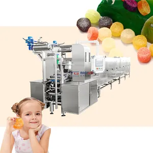 Hete Verkoop Automatische Zachte Gelei Gummy Candy Machine Industriële Fudge Making Machine